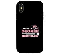 Tengo Un Grado En Ribbonology Un Pasatiempo De Artesanía Adictos A La Artesanía Carcasa para iPhone X/XS