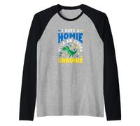 Tengo un Homie con un síndrome de Chromie Down Extra Camiseta Manga Raglan