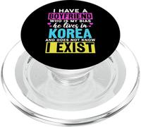 Tengo Un Novio Que Es Mi Bias KPOP Amante Kdrama Coreano PopSockets PopGrip para MagSafe