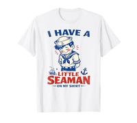 Tengo un pequeño Marinero en mi Camisa, Marinero Retro Camiseta