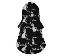 Tengo un regalo para la novia Sudadera con capucha para perro Ropa de lujo para perros Chaqueta de invierno para perros Ropa para mascotas Sudadera con capucha Bulldog francés Teddy Pug Ropa para cach