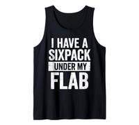 Tengo un sixpack bajo mi flab Funny Dad Bod Camiseta sin Mangas