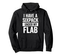 Tengo un sixpack bajo mi flab Funny Dad Bod Sudadera con Capucha