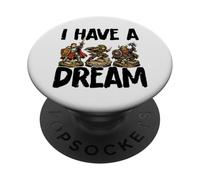 Tengo un sueño RPG Pintura en Miniatura Divertida PopSockets PopGrip Adhesivo