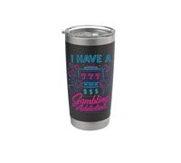 Tengo una adicción al juego Apuestas deportivas Parlay Poker Ayuda Vaso térmico de acero inoxidable de doble pared