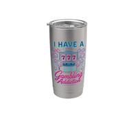 Tengo una adicción al juego Apuestas deportivas Parlay Poker Ayuda Vaso térmico de acero inoxidable de doble pared