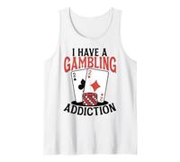 Tengo una adicción al Juego Divertido Jugador Amante Gamble Camiseta sin Mangas