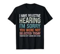 Tengo una audición selectiva Lo Siento por no Haber Sido seleccionado Camiseta gráfica económica, Hombre, Negro, M