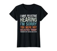 Tengo una audición selectiva Lo Siento por no Haber Sido seleccionado Camiseta gráfica económica, Mujer, Negro, M