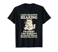 Tengo una audición selectiva No fuiste seleccionado Hoy Gato Camiseta