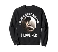 Tengo una gran mamá y amo a su conmovedora madre bebé Sudadera