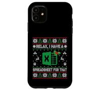 Tengo una Hoja de cálculo para Ese Feo suéter de Navidad Carcasa para iPhone 11