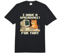 Tengo una Hoja de cálculo para Ese Propietario de Gato Contable Comfort Colors Adult Heavyweight T-Shirt