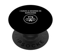 Tengo una licenciatura en Sarcasmo para Personas sarcásticas PopSockets PopGrip Adhesivo