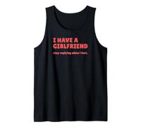 Tengo una Novia Que Deja de Responder Cuando envío un Mensaje de Texto Camiseta sin Mangas