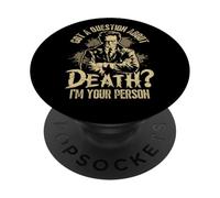 Tengo una Pregunta sobre la Muerte Soy tu Persona forense PopSockets PopGrip Adhesivo