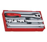 Tengtools TT1205 - Juego de carraca y accesorios 1/2" de 5 piezas
