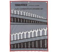 Tengtools 6526MM - Juego de 26 llaves fijas combinadas
