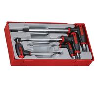 Tengtools TTHEX7 - Juego de 7 destornilladores hexagonales mango en T