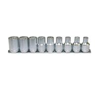 Tengtools M1210 - Juego de 9 vasos TX 1/2"