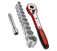 Tengtools M1212N1 - Juego de llaves de vaso 12 piezas de 1/2"