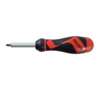 Tengtools MDR908 - Juego de destornillador portapuntas 172 mm de 1/4" con carraca e imán