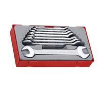 Tengtools TT6208 - Juego de 8 llaves fijas de dos bocas, métricas