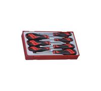 Tengtools TT917N - Juego de 7 destornilladores de bocas planas, Phillips y Pozidriv