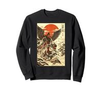 Tengu Yokai Mitología Japonesa Antigua Ukiyo-e Sudadera