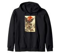Tengu Yokai Mitología Japonesa Antigua Ukiyo-e Sudadera con Capucha