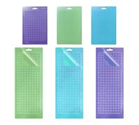 TENGWA Accesorios Costura6 4.5×12/4.5×6.5 Intabla de Corte Pegajosa Ligera Agarre Fuerte Base de Corte Autoadhesiva Adecuada para Cricut Joy Costura a Mano