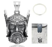 TENGWA Campana de la Guarda Campana Moto Amuleto Odín 3 * 3 * 4cm Llavero Coche Amuleto de la Suerte Biker Buena Suerte Accesorios de Ciclismo para Motociclistas y Ciclistas