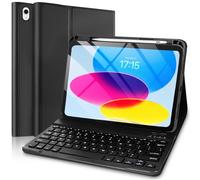 TENGWUDZ Funda de teclado para iPad de 10ª generación de 10.9 pulgadas 2022, funda inteligente con teclado Bluetooth para iPad A16 de 11ª generación de 11 pulgadas 2025, teclado de diseño del Reino