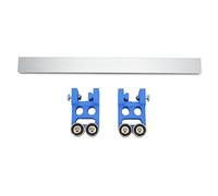 TengXiCLP Detector de rectitud de Flechas, probador de Flechas para Tiro con de aleación de Aluminio con Rodillo de Acero Inoxidable, diseño Integrado de Soporte de PE para una Verifica