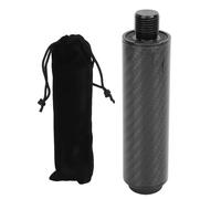 TengXiCLP Extensión de Taco de Billar de Fibra de Carbono de 4 Pulgadas, Extensor para Tacos de Billar con Parachoques de Goma, alargador de Taco Ligero y Resistente para un Mejor Control y