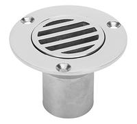 TengXiCLP MJS025 Marine Boat Yacht Floor Deck Drain Scupper, 316 Stainless Steel Water Drain, Corrosion Resistant Rust Free Deck Scupper with Mirror Polished Cover, for Sailboat Powerboat Ma