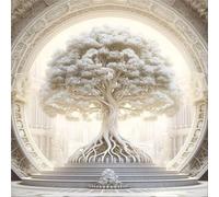 TengYuer 5D DIY Kit de Pintura Diamante Diamond Painting Kit para Adultos Árbol de la Vida Blanco Pedrería Diamantes Bordado Punto de Cruz Artes Cuadros Pintura para Decoración de Pared Hogar 70x70cm