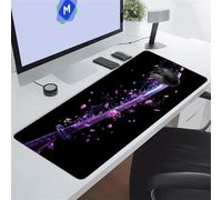 TengYuer Alfombrilla de Ratón para Juegos 600x400x3 mm Alfombrilla Ratón Grande Alfombrilla Escritorio Extendida con Base de Goma Antideslizante para Gamers PC y Portátil (Flor Samurái)
