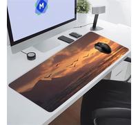 TengYuer Alfombrilla de Ratón para Juegos 900x300x3 mm Alfombrilla Ratón Grande Alfombrilla Escritorio Extendida con Base de Goma Antideslizante para Gamers PC y Portátil (Animal Ocean)