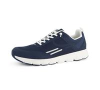tenhaag Zapatillas bajas para hombre, forro cálido, Azul 057, 44.5 EU