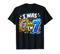 Tenía 6 años, Ahora Tengo 7 años, Divertido Tema de 67 cumpleaños para niños y niños Camiseta