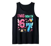 Tenía 6 años Ahora Tengo 7 Unicornio Séptima Fiesta de Camiseta sin Mangas