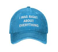 Tenía Razón En Todo Mujer Hombre Gorra Trucker Protección Solar Snapback Cap Transpirable Cap para Running Deporte Tenis