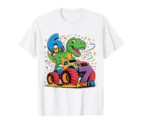 Tenía Seis años, Ahora Tengo Siete años, Dinosaurio 67 Meme, séptimo cumpleaños, niños Camiseta