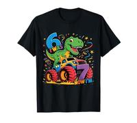 Tenía Seis años, Ahora Tengo Siete años, Dinosaurio 67 Meme, séptimo cumpleaños, niños Camiseta