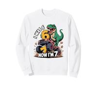 Tenía Seis años, Ahora Tengo Siete años, Dinosaurio 67 Meme, séptimo cumpleaños, niños Sudadera