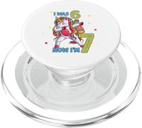 Tenía Seis años, Ahora Tengo Siete Unicornio 67 Meme, niña de séptimo cumpleaños PopSockets PopGrip para MagSafe