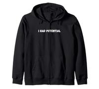 Tenía un diseño Motivacional potencial para Atletas Sudadera con Capucha