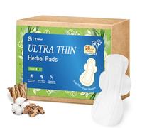 TeNice Almohadillas sanitarias para mujer, ultrafinas con alas para el cuidado femenino a base de hierbas, súper absorbencia, 28 unidades