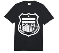 Teniente de policía Teniente de Policía Rango LT Promoción Regalo Comfort Colors Adult Heavyweight T-Shirt